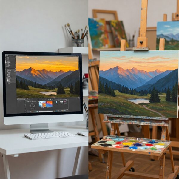 Size 60 cm x 90 cm: Pixels to Painting - Image 3